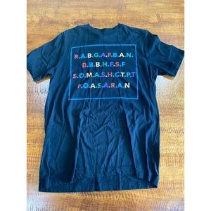 ⛱️Black Act Up City Girls R.A.B.G.A.F.B.A.N Graphic Tee - M